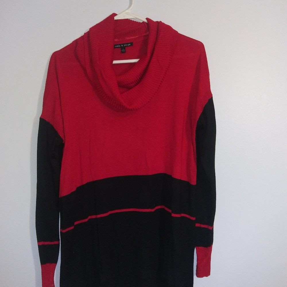 Black and Red Sweater
